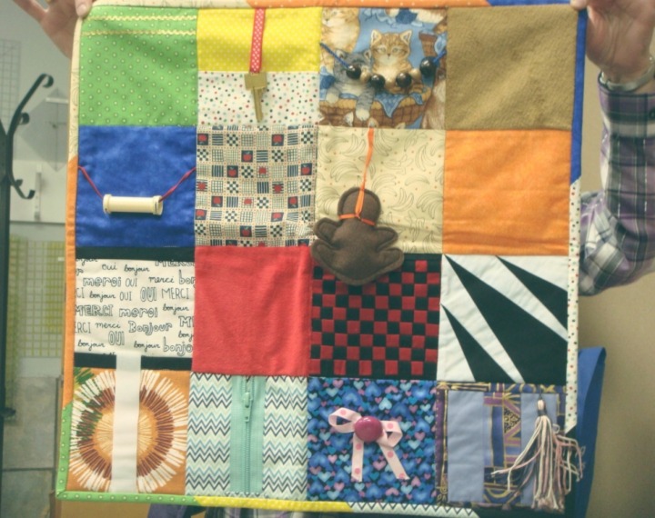 Busy blanket for dementia